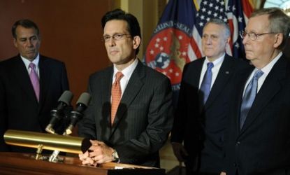 House Majority Leader Eric Cantor (R-Va.) is one of two Republican negotiators being sent to White House deficit talks, and some commentators worry that the negotiations are effectively spoil