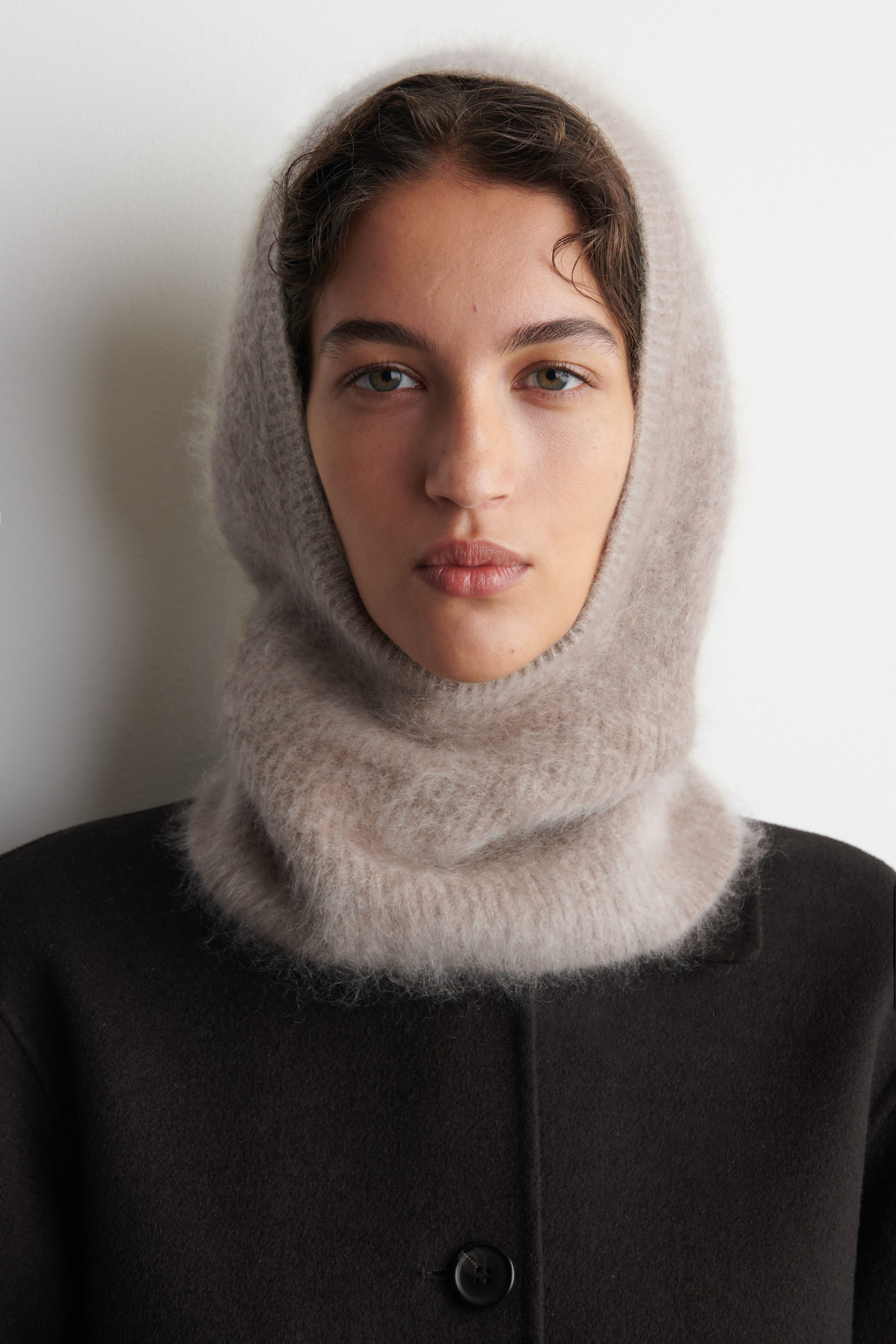 Brushed-Cashmere Hood