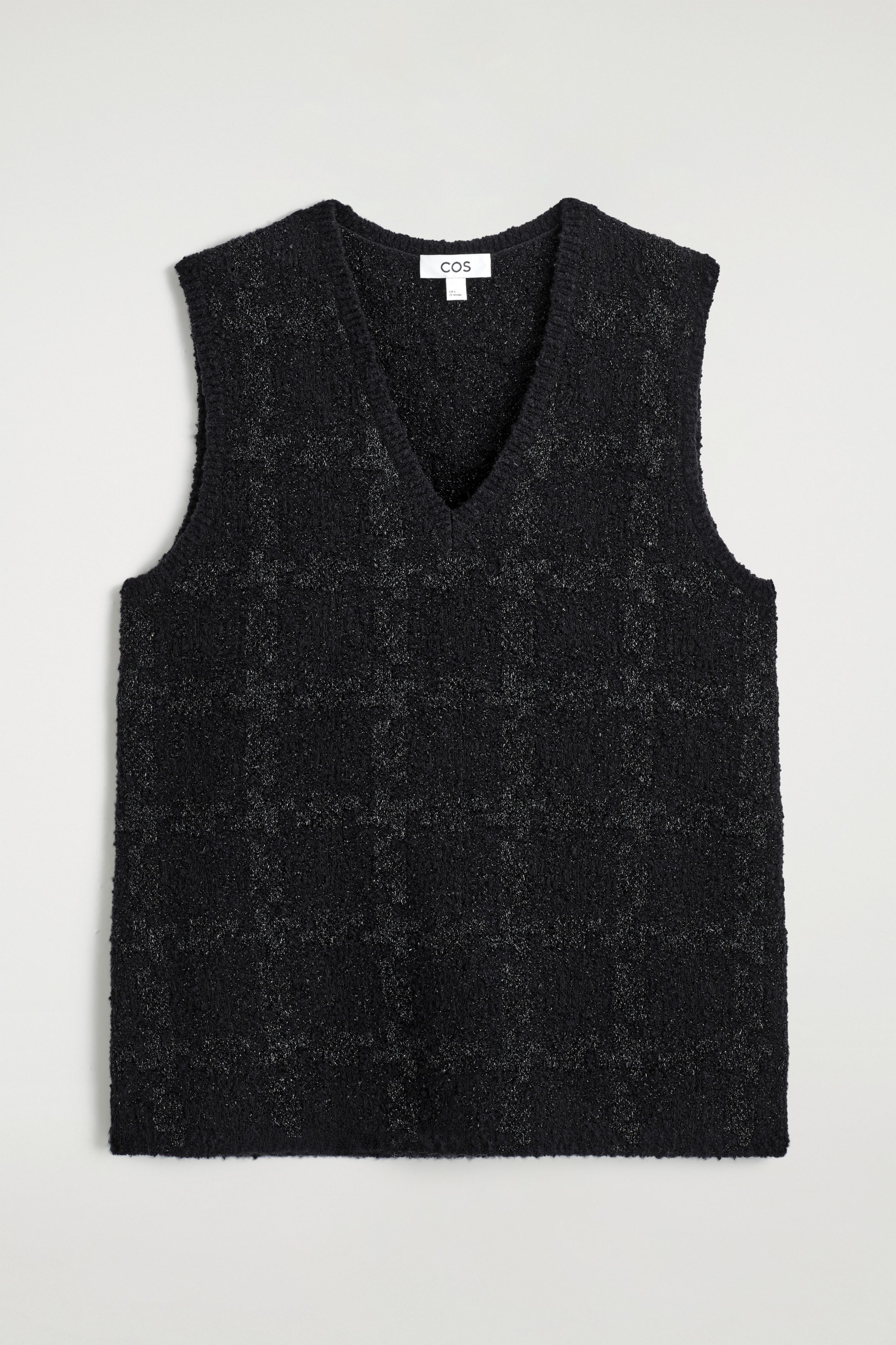 Sparkly Boucl&amp;Eacute;-Knit Vest
