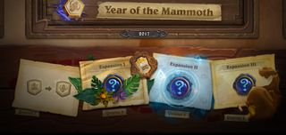 Here's a rough idea of how the Year of the Mammoth is looking. These are all 130+ card sets.