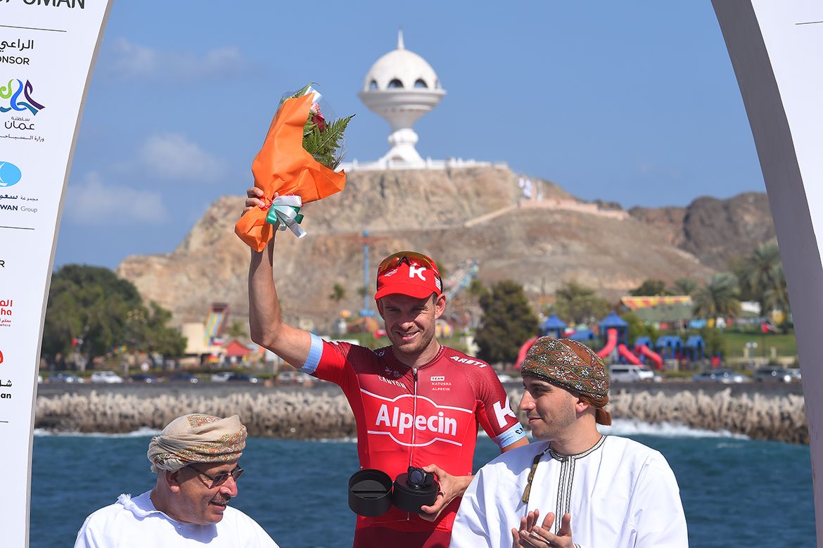 Kristoff on the podium