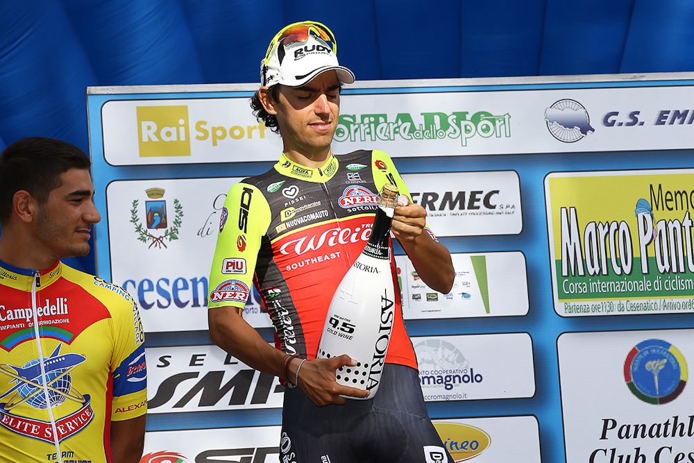 Matteo Busato finished second at Memorial Marco Pantani
