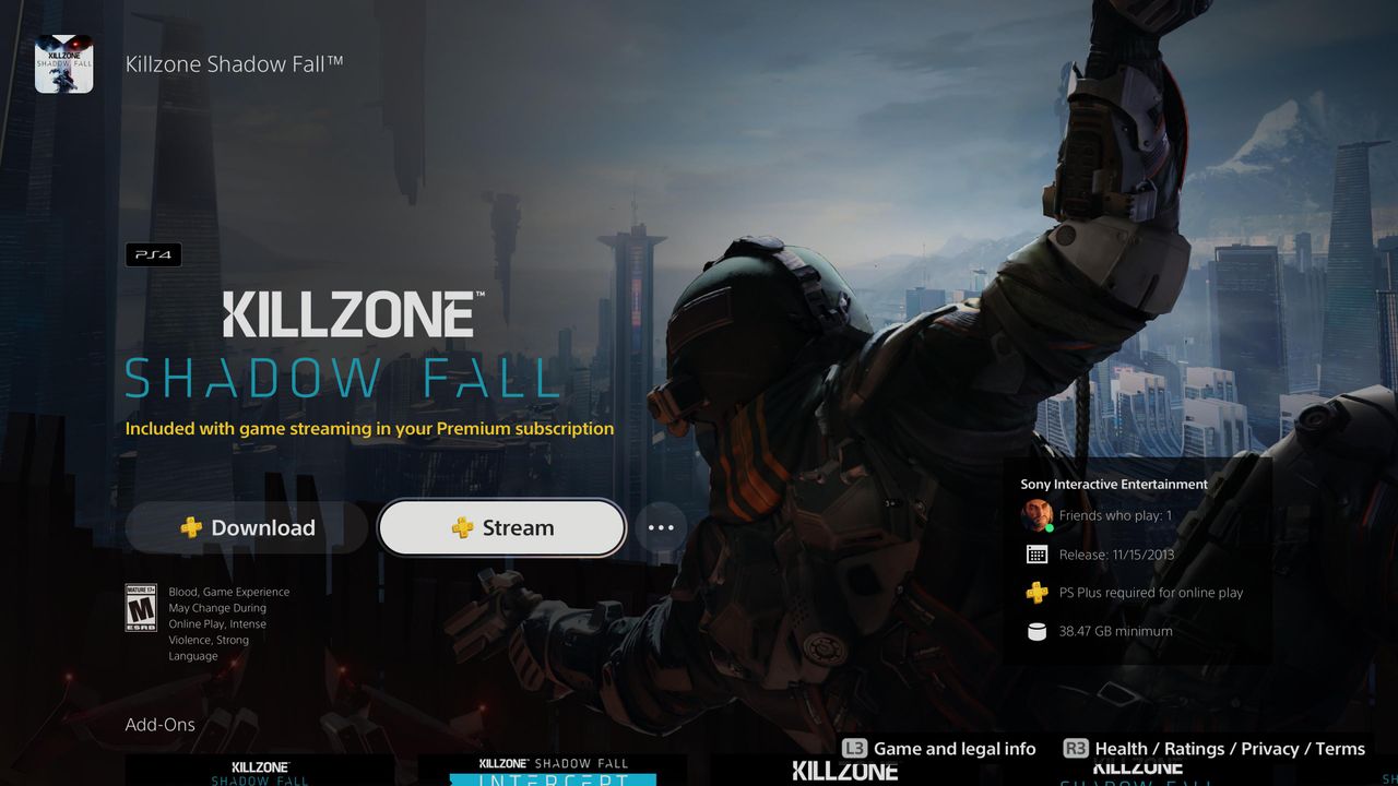 PS Plus Premium streaming killzone