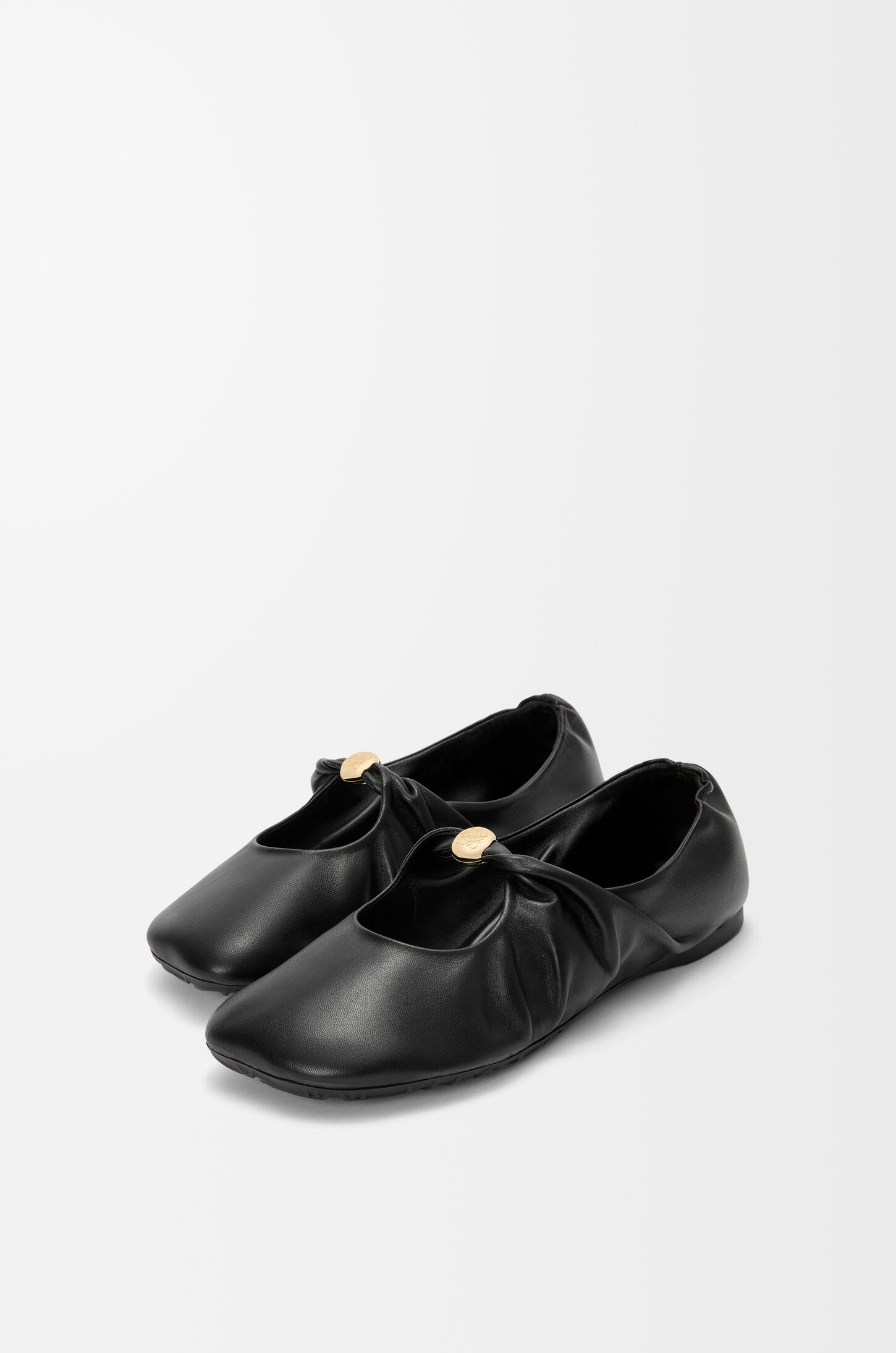 Pebble Soft Ballerina in Nappa Lambskin