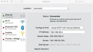 Be sure to assign your server a static IP address on your network to make it easy for other devices to find