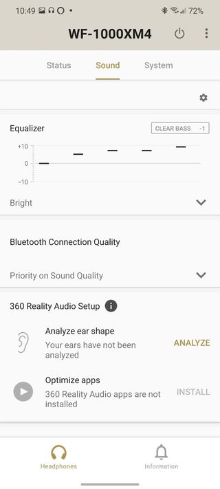 Sony Headphones Connect App