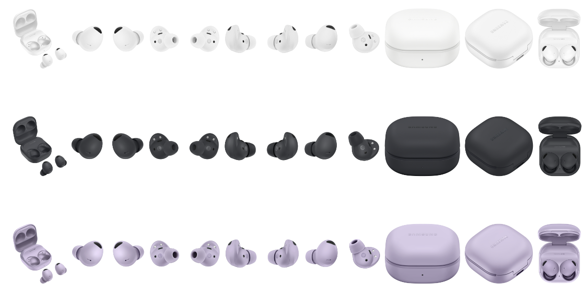 Render images of Samsung Galaxy Buds 2 Pro