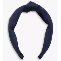 John Lewis &amp; Partners Top Knot Headband, Navy - £10 at John Lewis