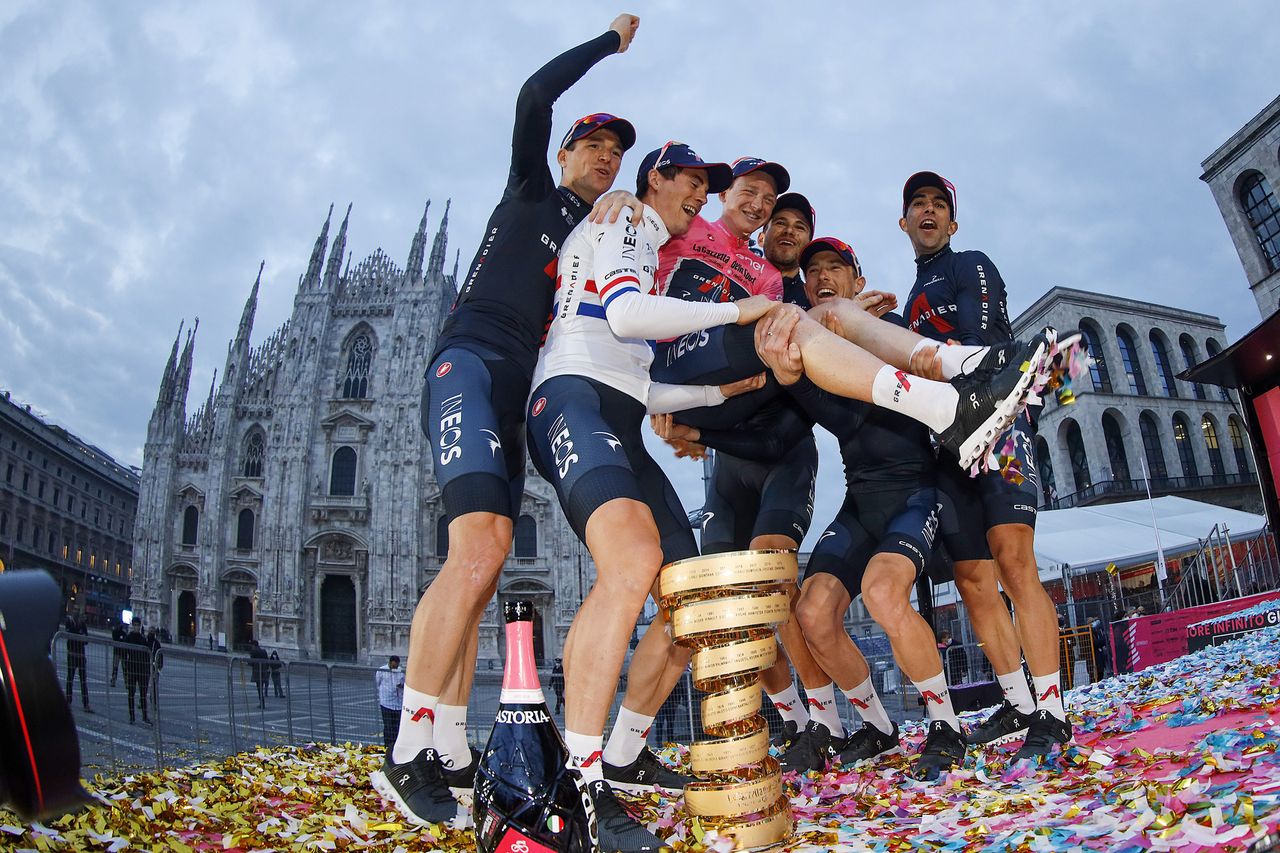 Giro dItalia 2020 103th Edition 21th stage Cernusco sul Naviglio Milano 157km 25102020 Tao Geoghegan Hart GBR Team Ineos photo Ilario BiondiBettiniPhoto2020
