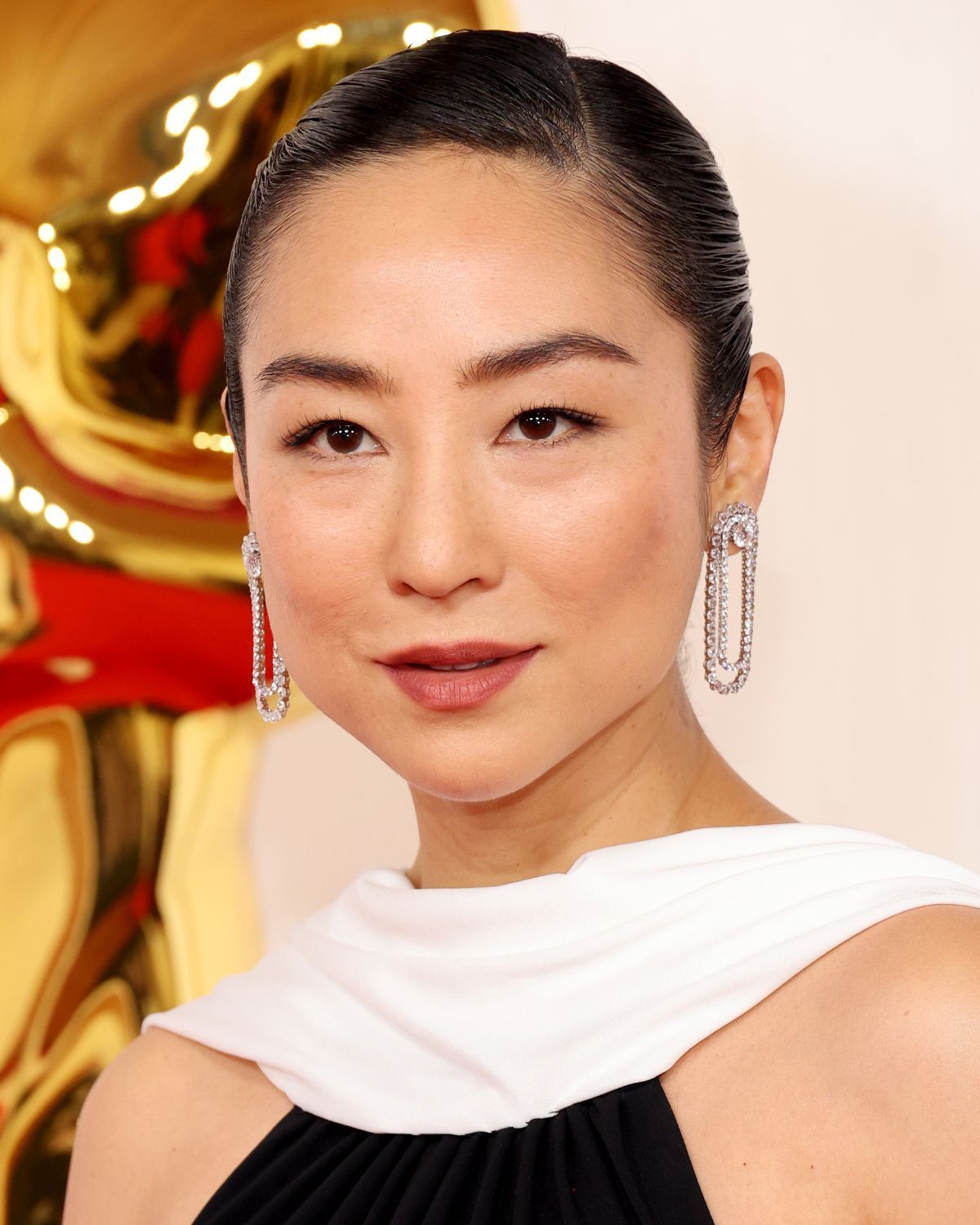 Greta Lee Oscars 2024 red carpet