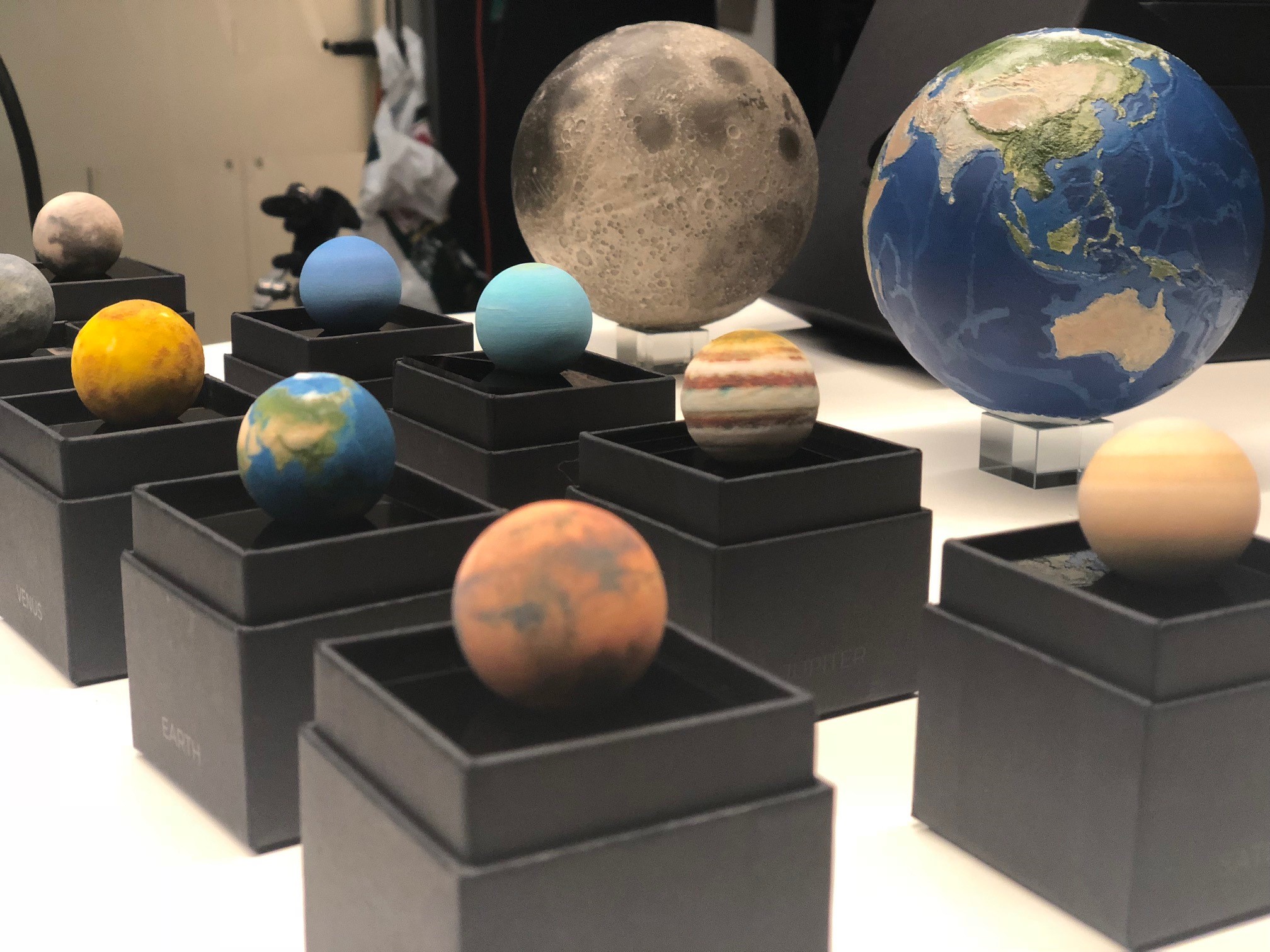 earth solar system diorama