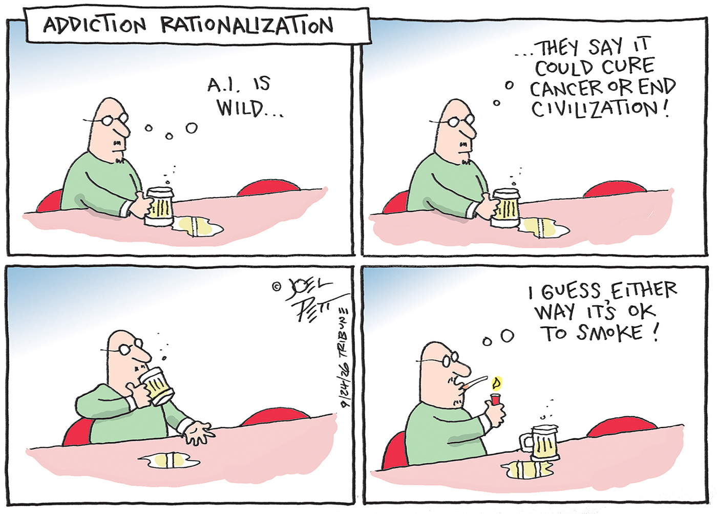 Political cartoon