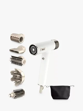 Shark HD352UK Speedstyle Rapidgloss Finisher and High Speed ​​Hairdryer with Storage Bag, Silk