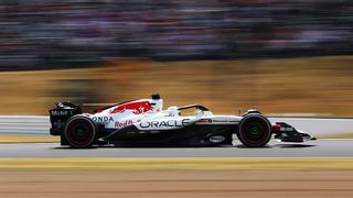 Max Verstappen of the Netherlands driving the (1) Oracle Red Bull Racing RB21 on track during final practice ahead of the F1 Grand Prix of Japan 2025