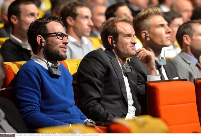 Mark Cavendish, Alexander Kristoff and Marcel Kittel