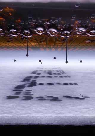 This award-winning image reveals a never-before-seen view of an inkjet printer at work &ndash; here's how the experimental macro photographer captured it