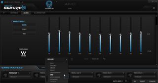 Roccat Syn Max Air audio equalizer in the Swarm desktop app