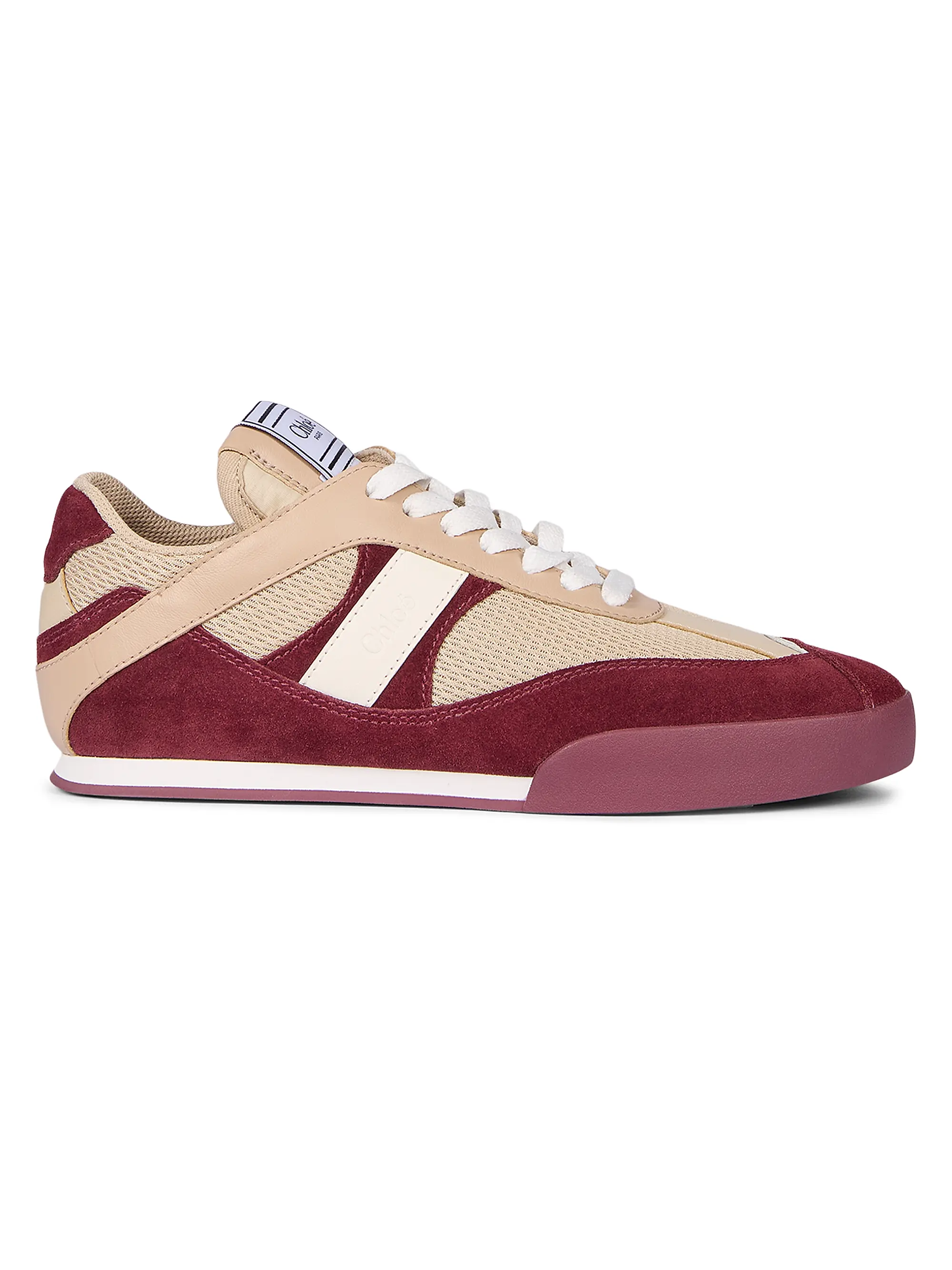Kick Colorblocked Leather Low-Top Sneakers