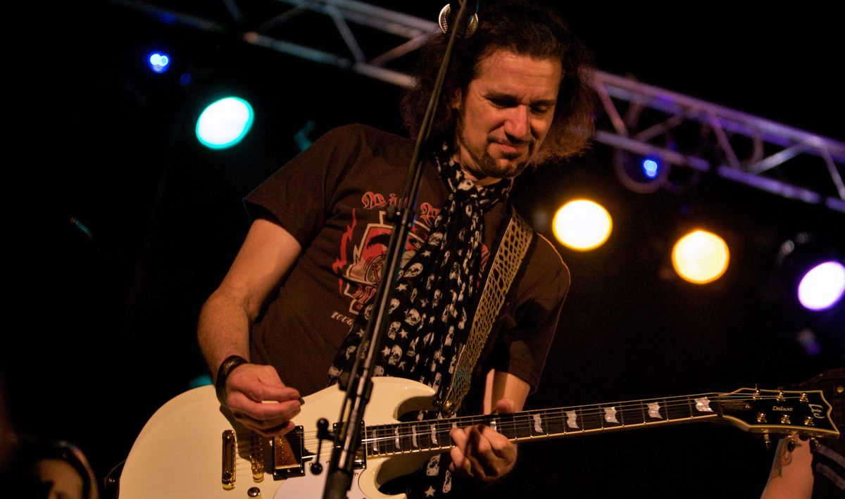 Bruce Kulick performs at Glassheim in Jevnaker, Norway on December 1, 2009