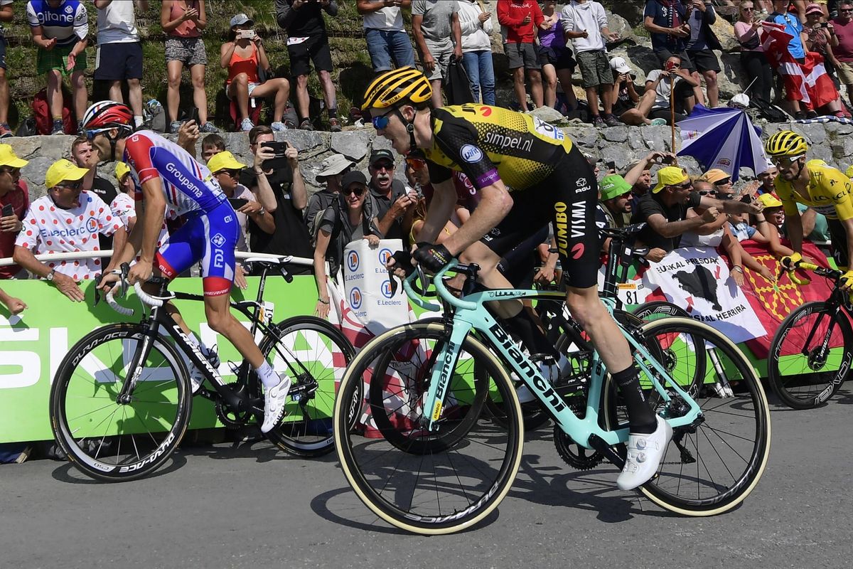 Thibaut Pinot and Steven Kruijswijk lead the way on stage 14