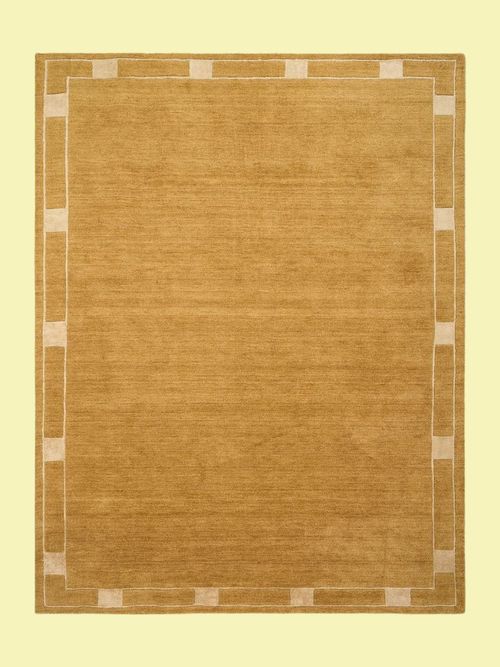 Pierce & Ward Deco Border Handwoven Wool Rug