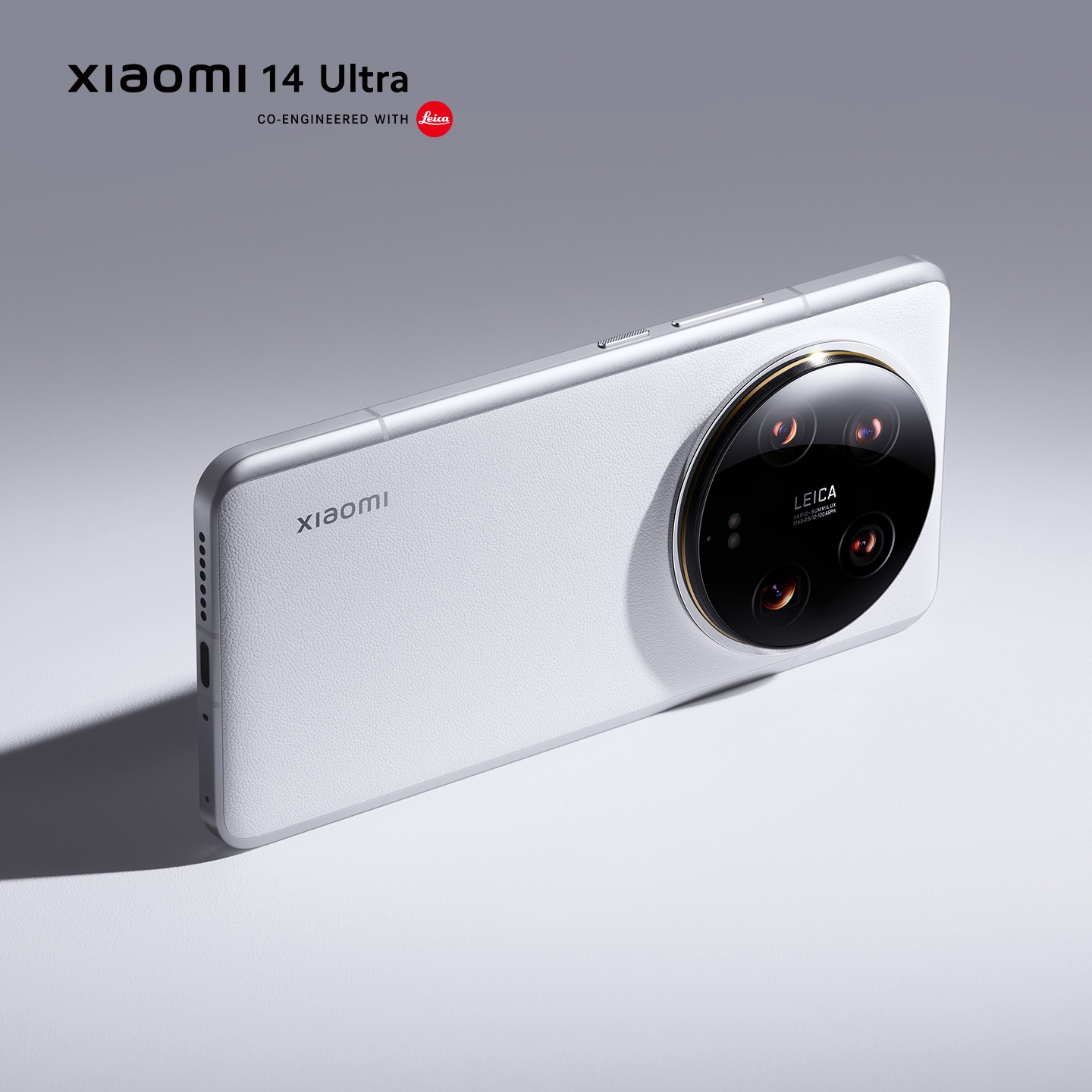 Xiaomi 14 Ultra rear in white