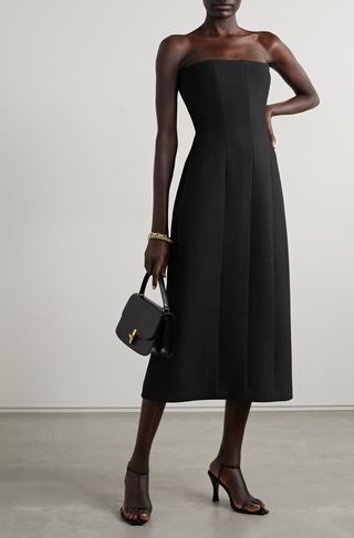 The Row Black Dress