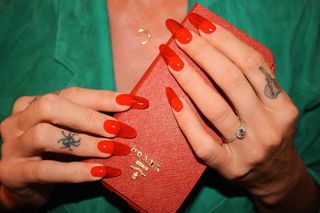 @imarninails jelly red nail polish