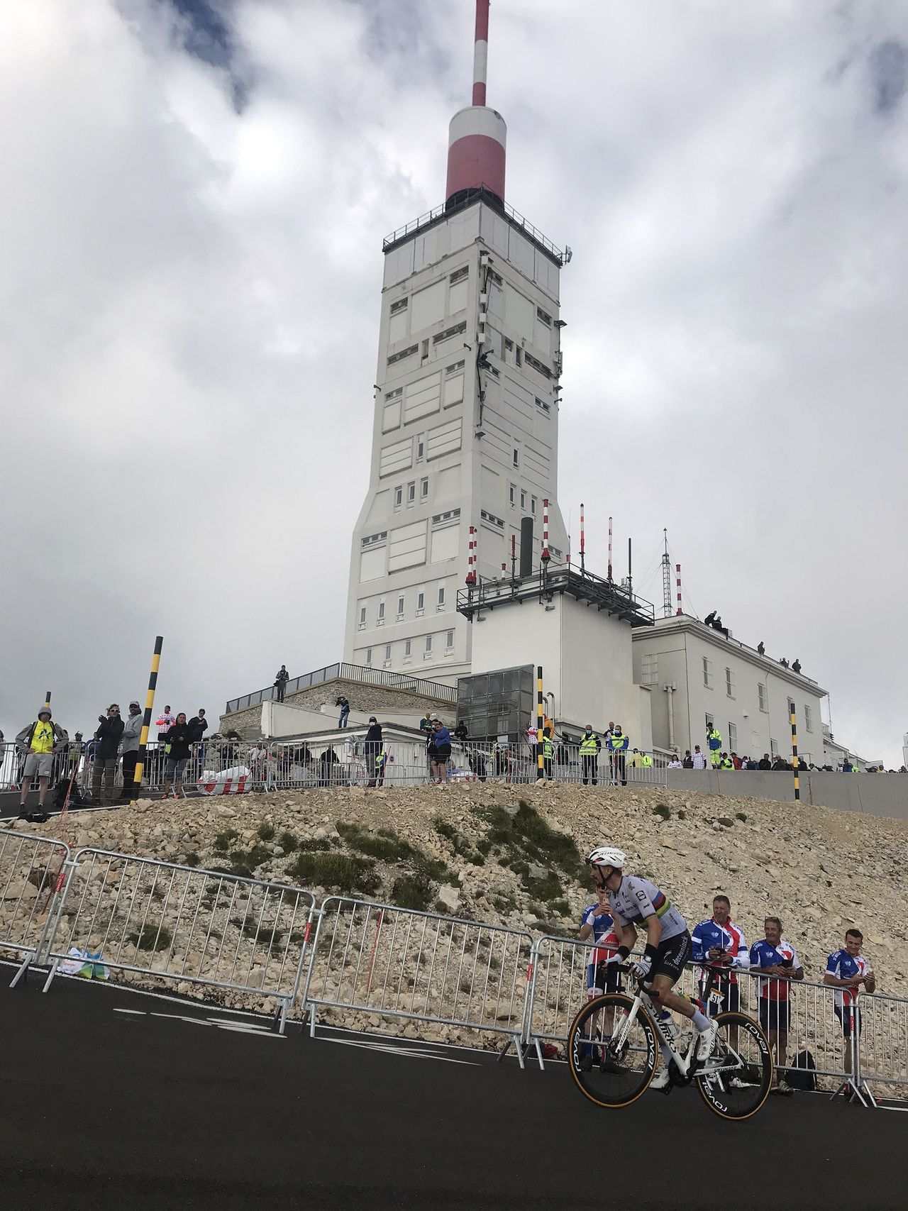 Julian Alaphilippe on Mont Ventoux