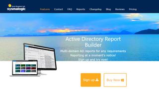 Sysmalogic Active Directory Report Builder website screenshot