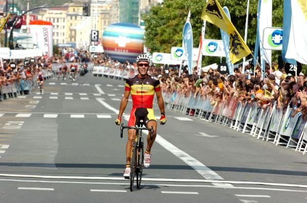 Philippe Gilbert (Omega Pharma-Lotto) in San Sebastian.
