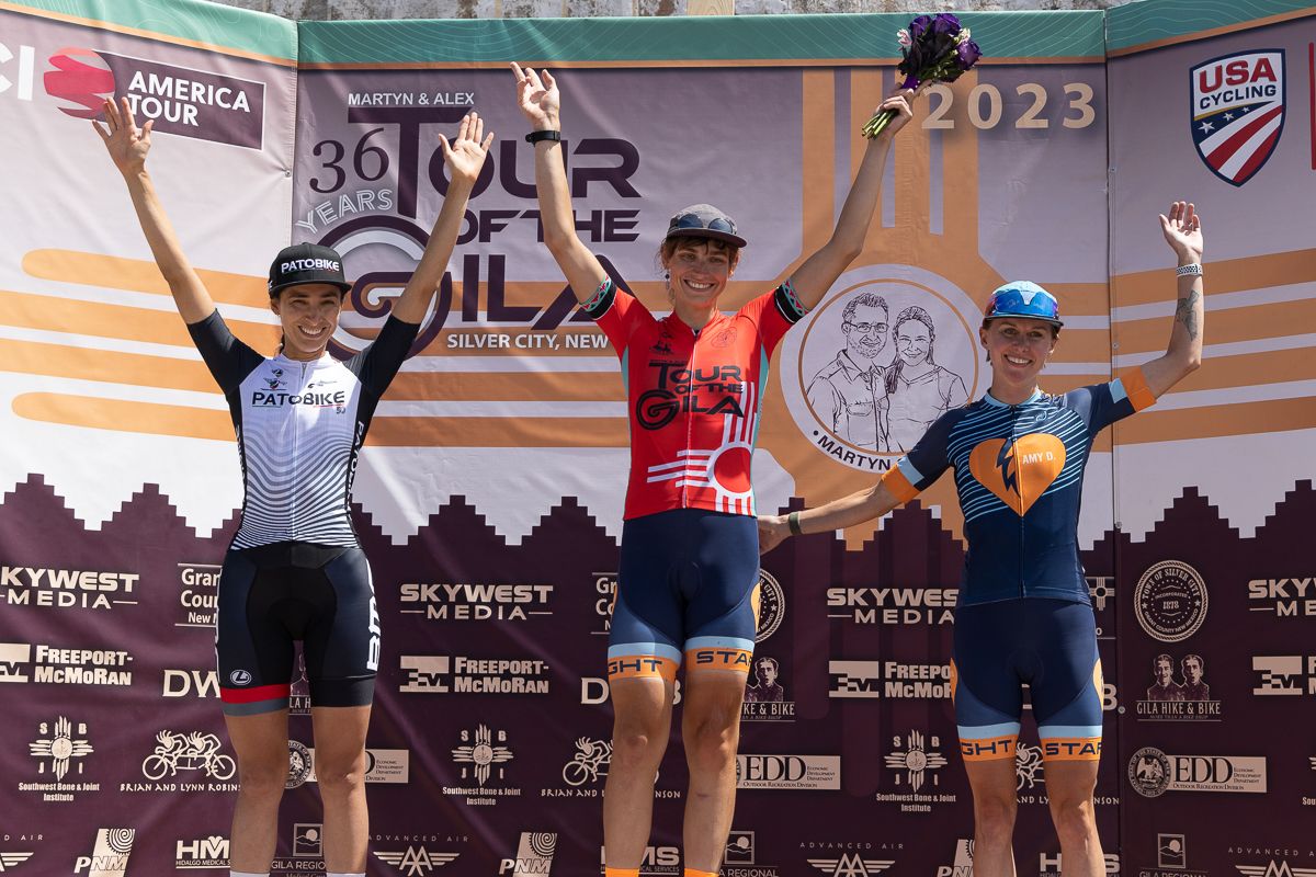 Women's stage podium