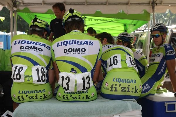 Liquigas-Doimo get ready