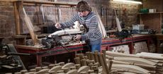 Andrew Kember of Salix cricket bats (Photo ©Richard Cannon / Country Life)