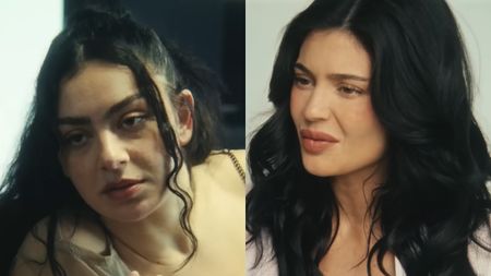 Charli XCX and Kylie Jenner are shown in the trailer for The Moment.