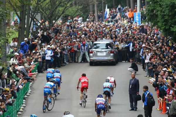Passionate crowds greeted the riders.