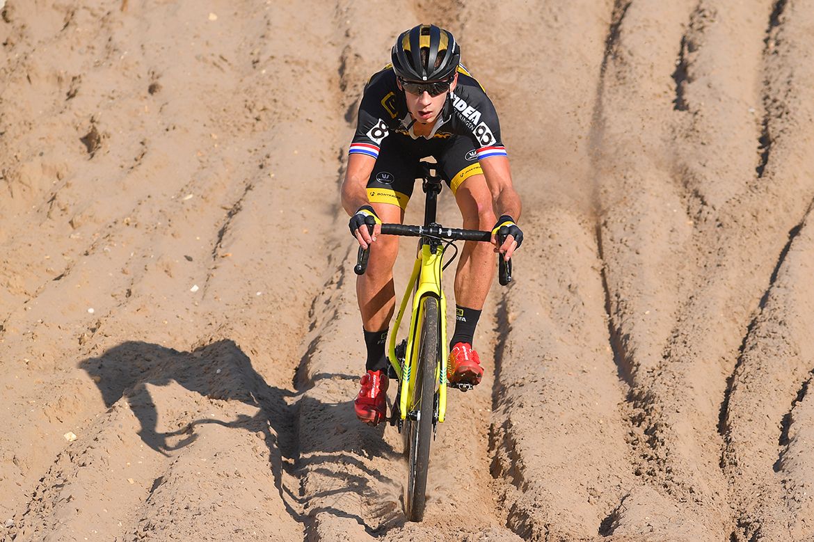 Lars Van der Haar racing at Zonhoven