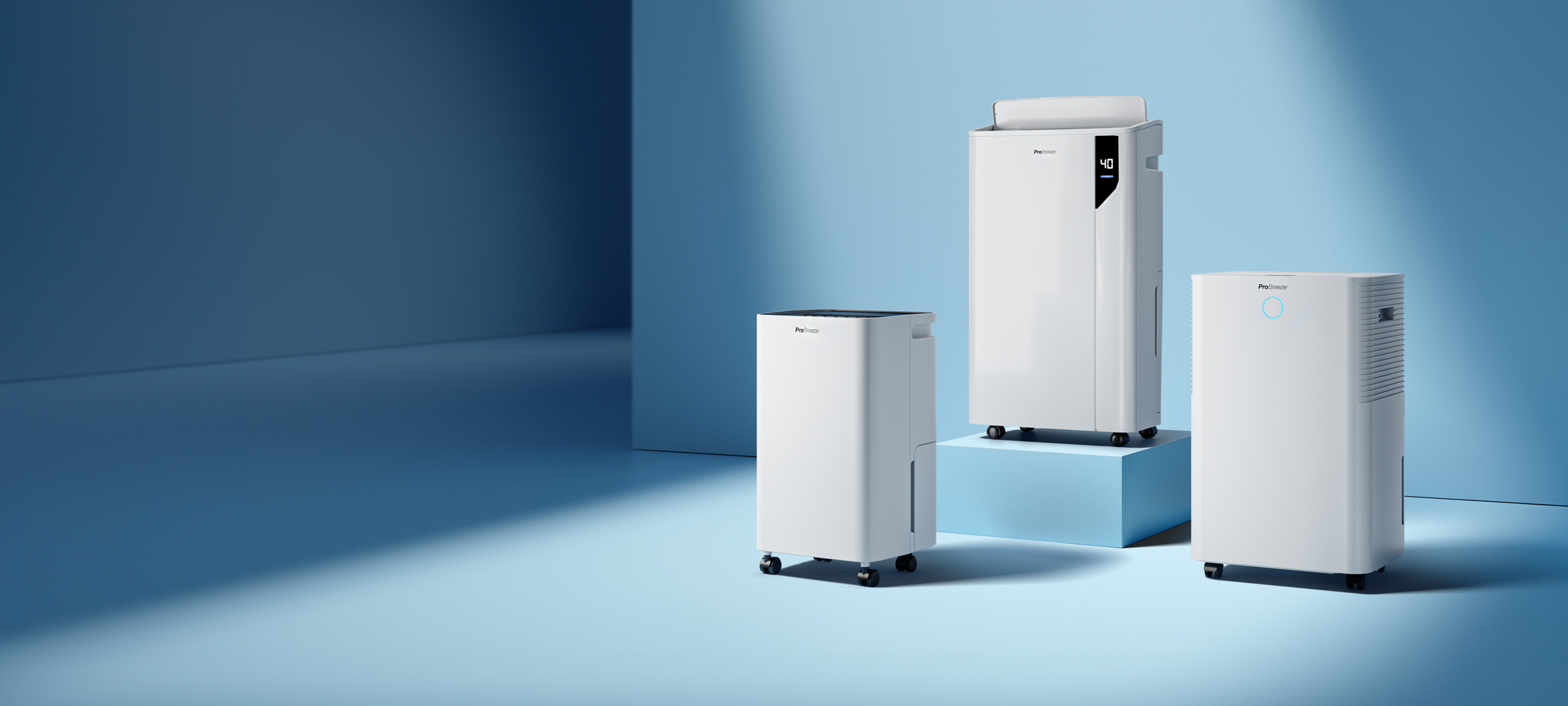 3 dehumidifiers