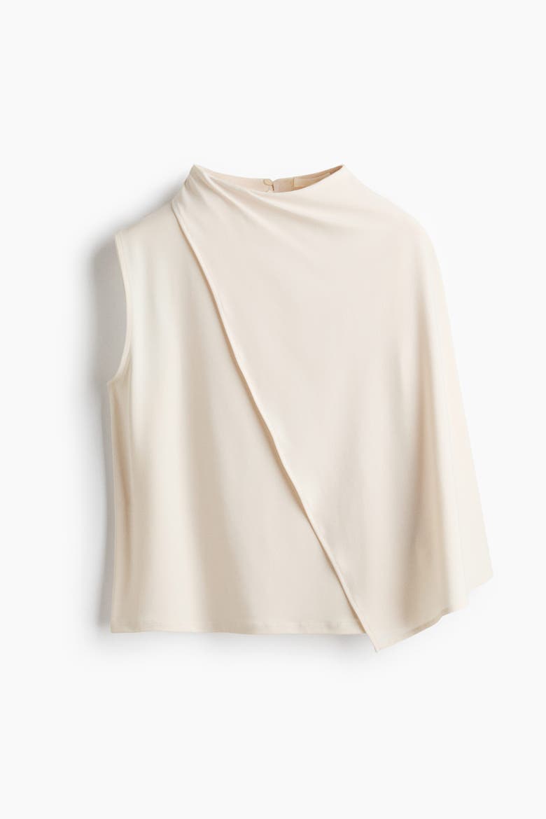 Cape-Detail Cr&amp;ecirc;pe Top
