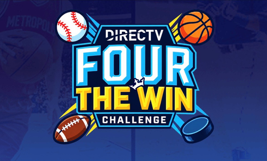 On a day when all four major sports leagues are playing simultaneously DirecTV will offer a curated "Multiview" featuring all four games