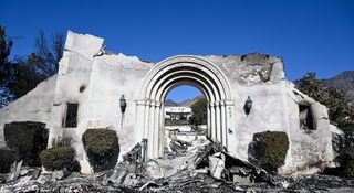 Altadena fire damage LA wildfires