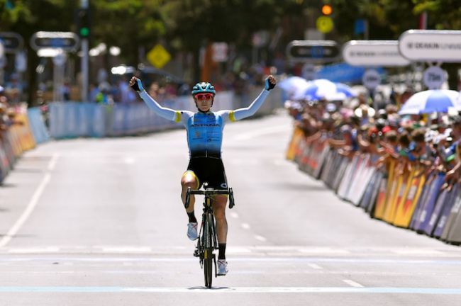 Arlenis Sierra (Astana) wins the women's 2019 Cadel Evans Great Ocean Road Race