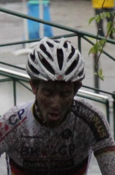 That's Philipp Walsleben (BKCP-Powerplus) under all that mud.