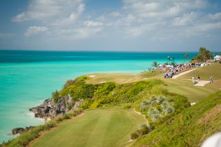 A par 3 at Port Royal Golf Course in Bermuda