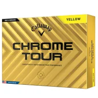 Callaway Golf Chrome Tour Golf Balls (Yellow)