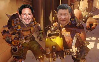 Activision CEO Bobby Kotick, meets Chinese dictator-in-chief Xi Jinping. This might be Photoshopped ... but it's hard to tell.