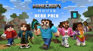 5 Minecraft characters including the Jack Black version of Steve