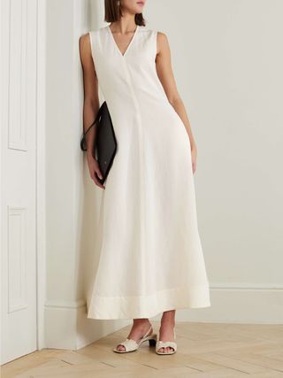 Tove Lyocell and Linen-Blend Maxi Dress