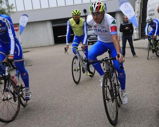 Luca Paolini is the team's regista, or road captain.