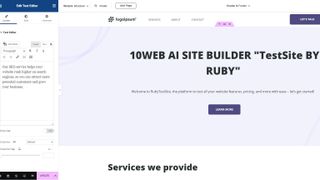 10Web website builder test